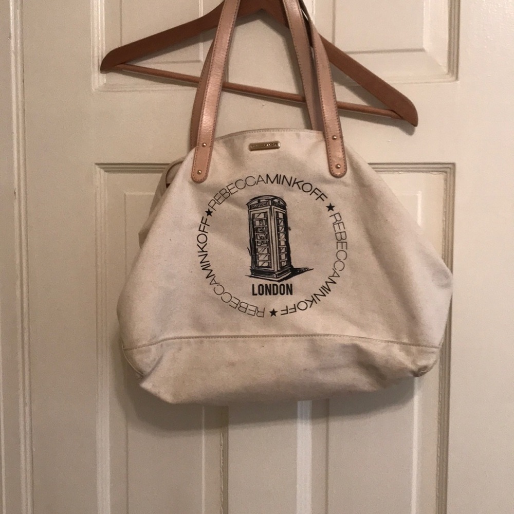 Rebecca Minkoff Canvas Tote ‘London’ Edition